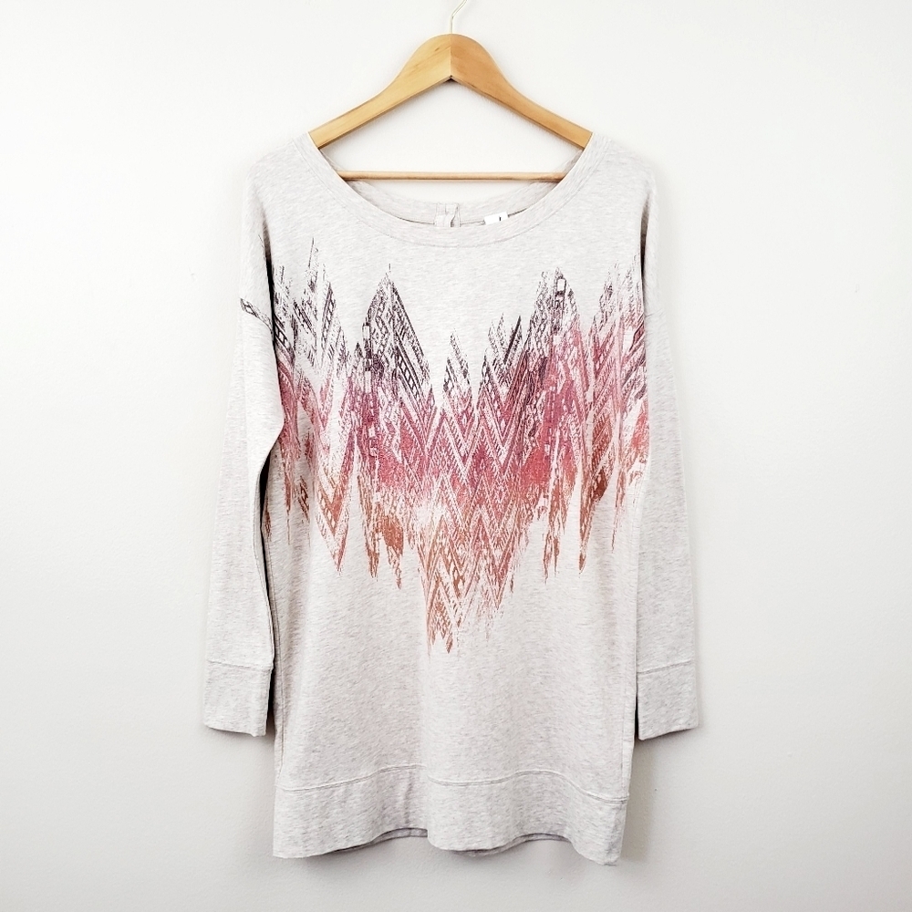 Peruvian Connection | Printed Button Back Tunic - image 1